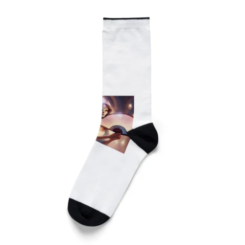 アジアンテイスト（美女） Socks