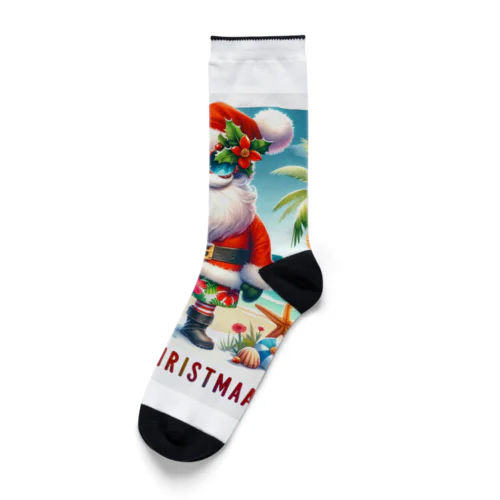 Merry Christmasシリーズ　サンタのサマークリスマス」 Socks