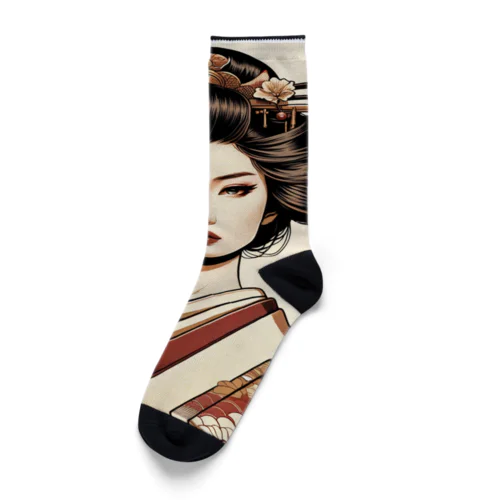 和の粋を纏う、優美な姿Elegance in tradition, a vision of grace. Socks