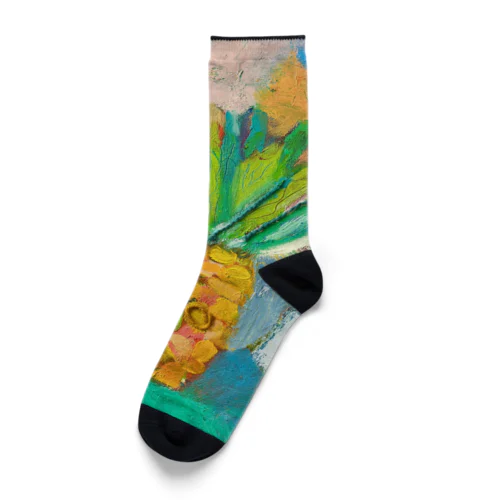 Oil art 3 Socks