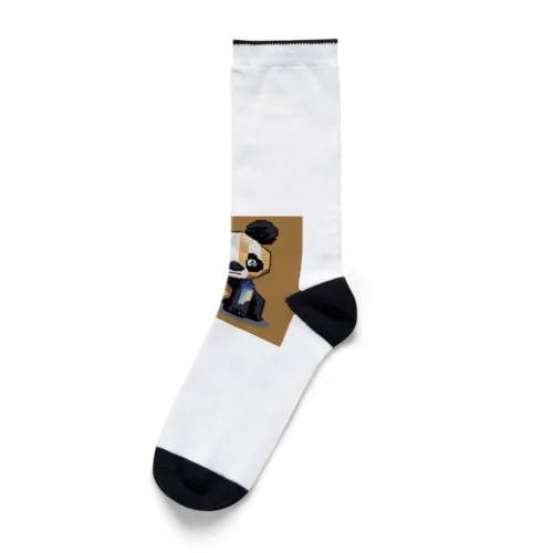 ドット柄のパンダグッズ Socks