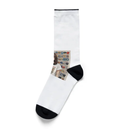 Tシャツガール Socks