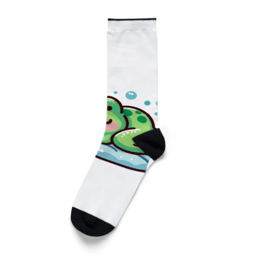 Sleeping frogs(熟睡する蛙) Socks