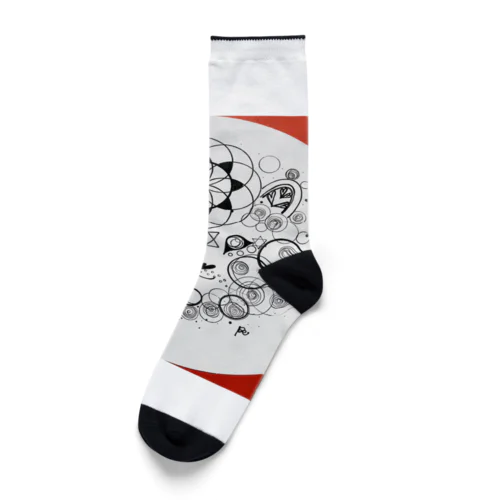 サン(獅子) Socks