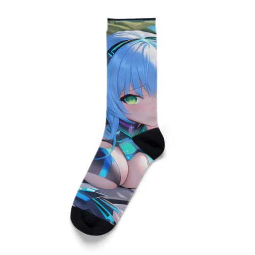 エルフのサイバーピアニストの夏休み Socks