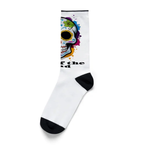 Day of the Dead スカル Socks