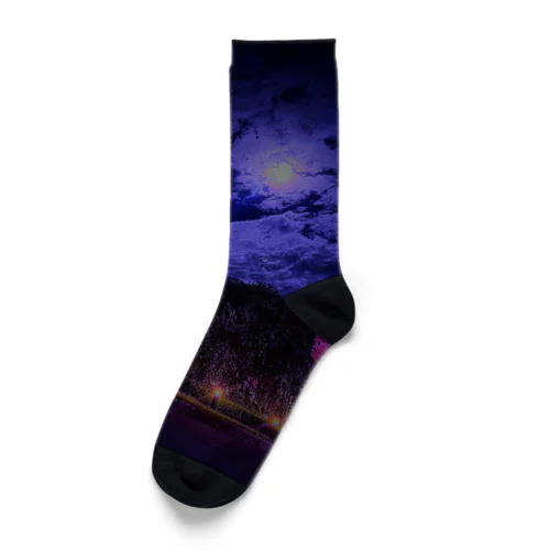 蒼い夜に Socks