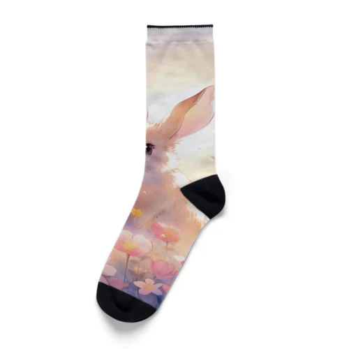 うさぎとお城｡.:*･ﾟ Socks