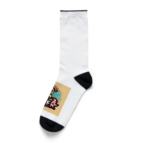 パグチワワ「Paws of Power」 Socks