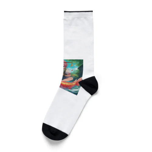 釣り好き男子 Socks