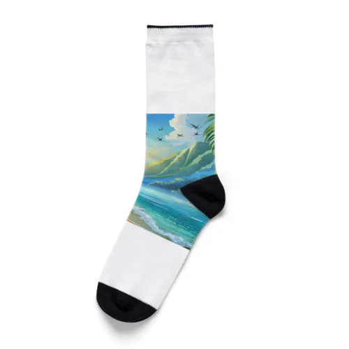 南国の静かな海 Socks