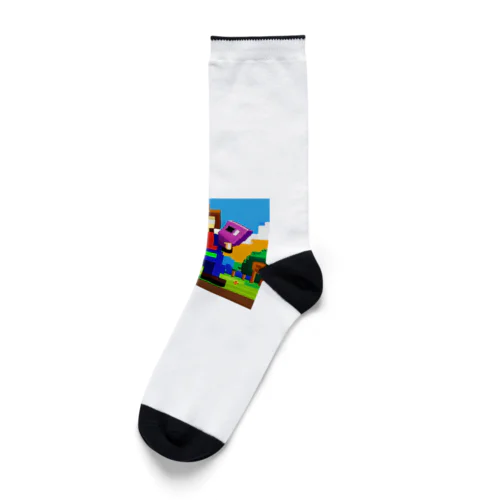 ドット君冒険の始まり Socks