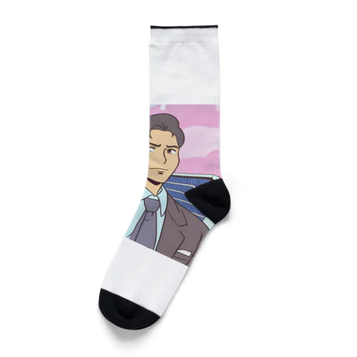 夕焼けサラリーマン Socks