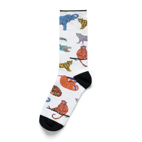 ジャングルの動物たち Socks