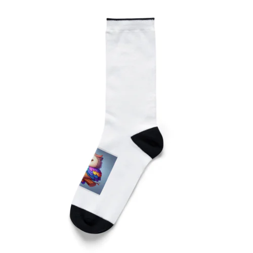 虹色幸ふくろう Socks