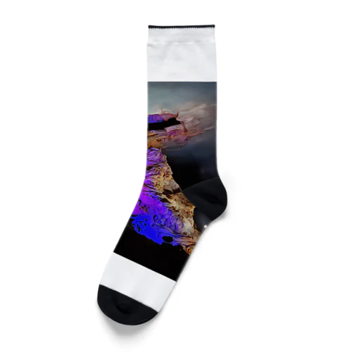 紫の洞窟 Socks