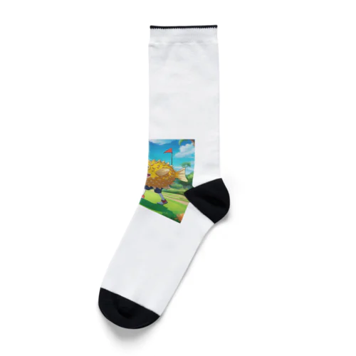 フグゴルフ Socks