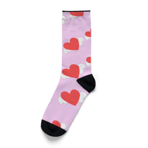 HeartAngel Pink Socks