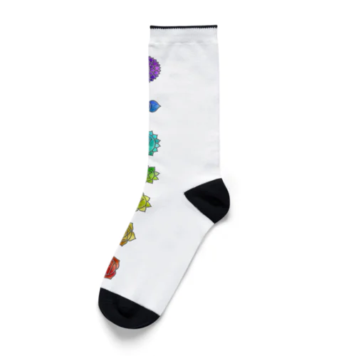 Seven chakras Socks