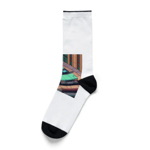 ぐっすり寝ているクーラントタンク Socks