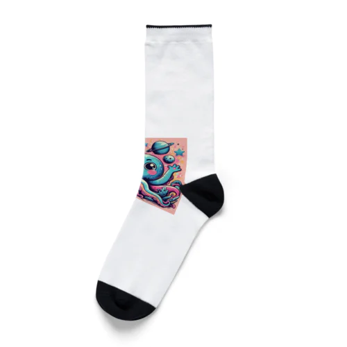 タコ宇宙人 Socks