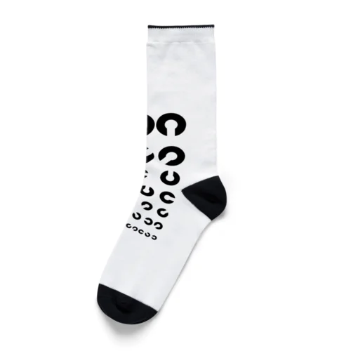 視力検査デザイン Socks