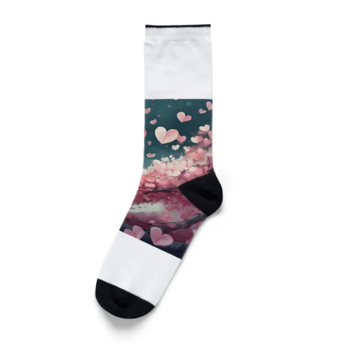 ハートさくら Socks