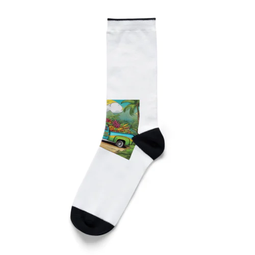 ハワイ　ピックアップトラック Socks