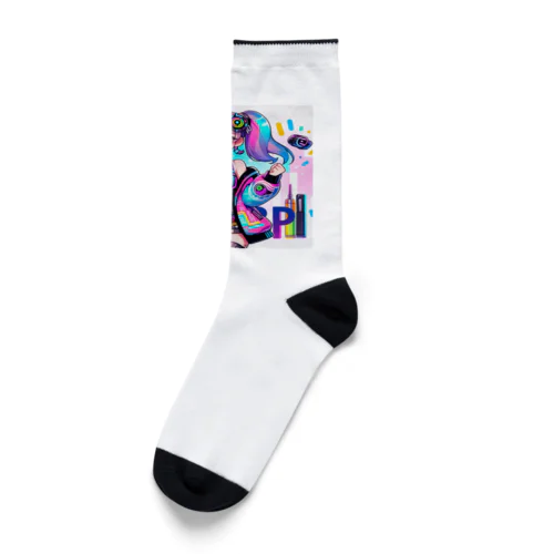 ゲーミング少女ピーシースリー Socks