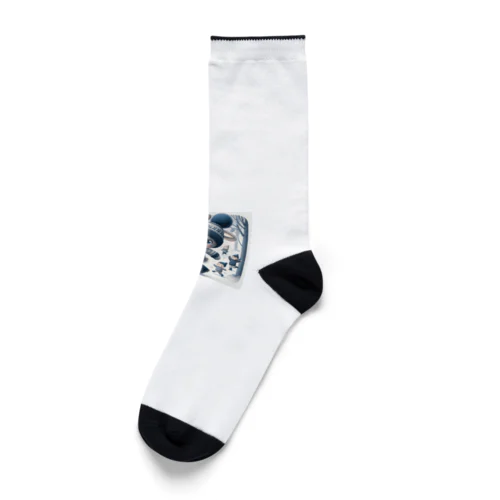 冬のうさぎくん Socks