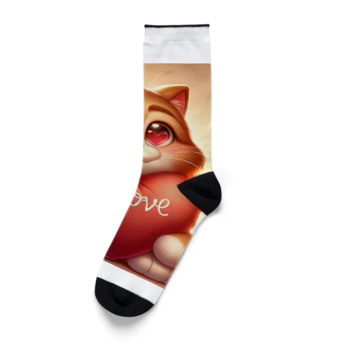 Love cat3 Socks