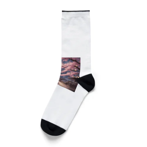 幻想的な風景 Socks