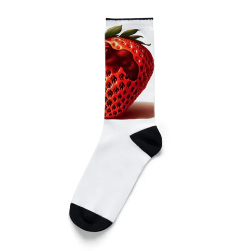 The Mighty Gorilla Strawberry  Socks