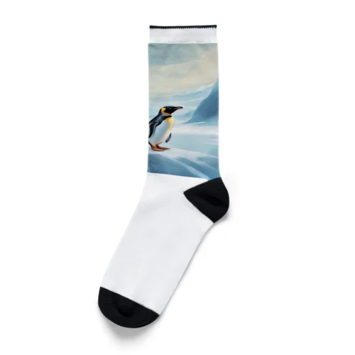 競争するペンギン達 Socks