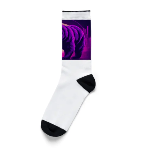 パープルベア Socks