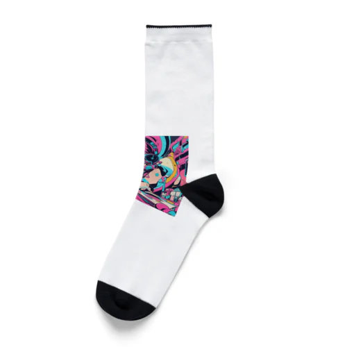 ヒップホップDJガール♪ Socks