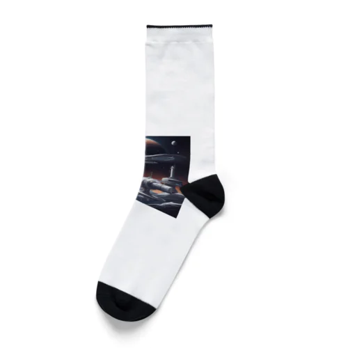 1. Futura Space Station Socks