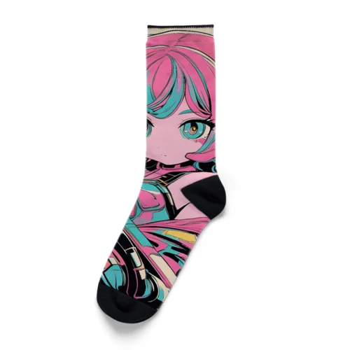 コックピット♪操縦席ガール♪ Socks