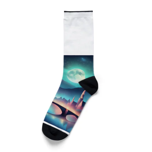 綺麗な夜景 Socks