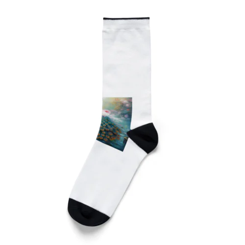 孔雀　なでしこ1478 Socks