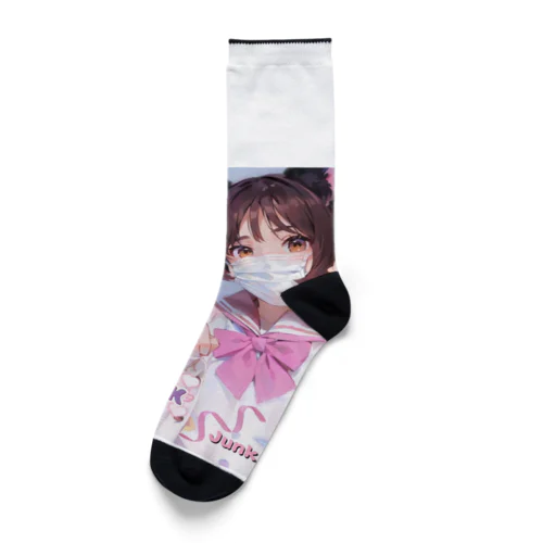 Yuki&JK セーラー服コラボ 夢をつかみ取れ❗️ Socks