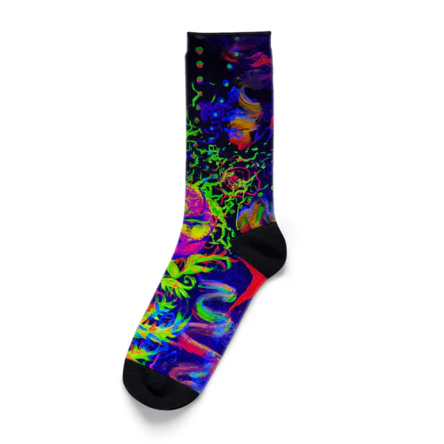 Neon Groove Socks