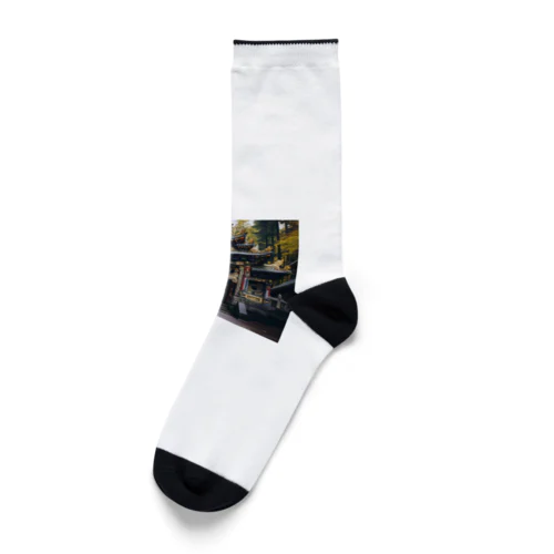 南国の門　なでしこ1478 Socks