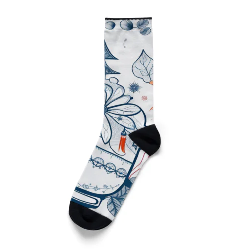 花の詩カップ(The Flower Poetry Cup) Socks