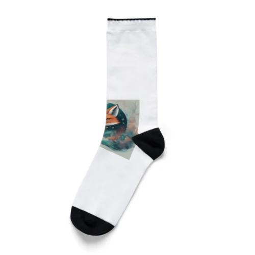 深海を想う狐 Socks