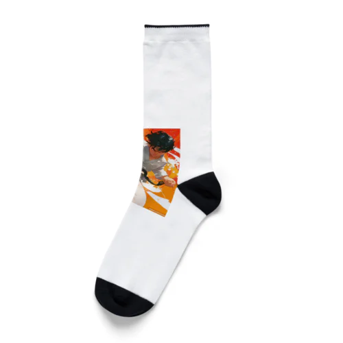 テ声ンド　なでしこ1478 Socks