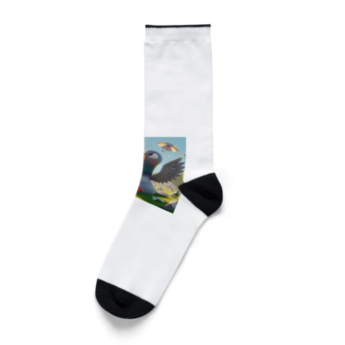 明るい子供のハト Socks