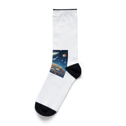 宇宙の奥深くで見つかった Socks