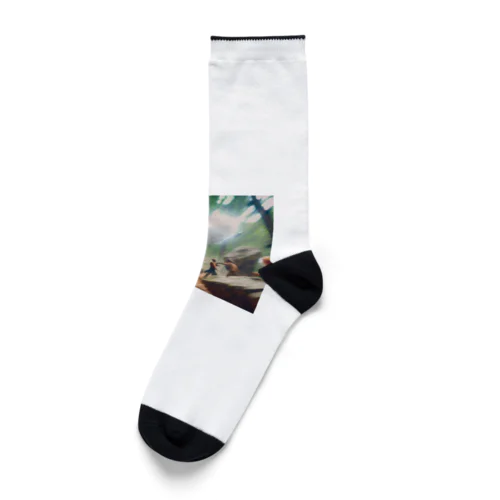 ジャングルで Socks