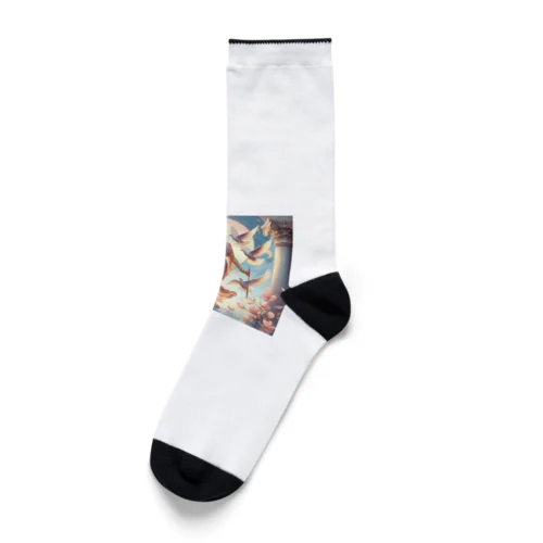 Libra 天秤座 Socks